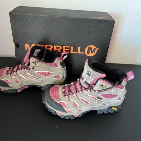 Merrell Womens Moab 2 Mid Waterproof hiking boot - Picture 3 of 12